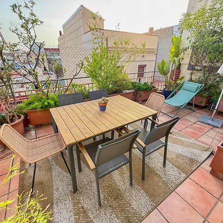 Appartement Attic Center 2 Terraces Magic Views Barcelone