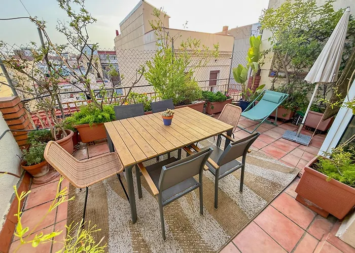 Appartement Attic Center 2 Terraces Magic Views Barcelone